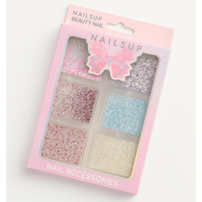 Set 6 fulgi sclipici NailSup