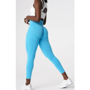 Colanti Sala Lungi, Modelatori, Model Push Up, cu Talie Inalta, Turquoise - M, MIX13540-944