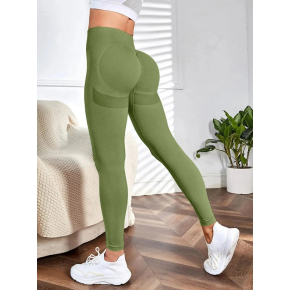 Colanti Sala Lungi, Modelatori, Model Push Up, cu Talie Inalta, Verde Deschis - M, MIX13541-947
