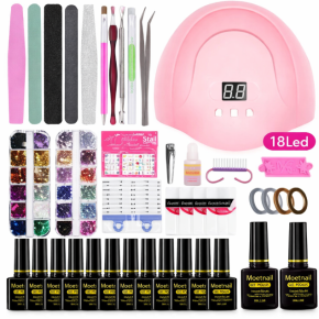 Kit Manichiura Unghii Oja Semipermanenta ZH07