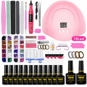 Kit Manichiura Unghii Oja Semipermanenta ZH08