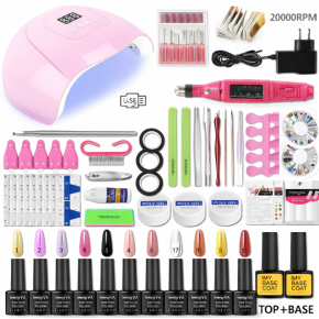 Kit Manichiură Unghii Ojă Semipermanentă ZH31