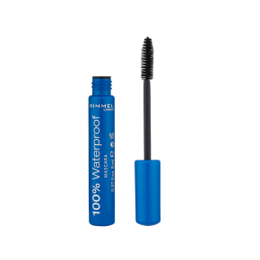 Mascara 100% Waterproof Black, 8g, Rimmel London