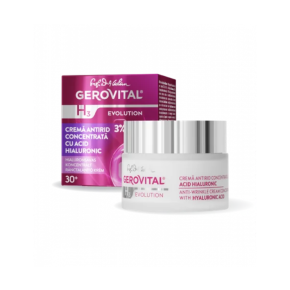 GEROVITAL H3 EVOLUTION CREMA ANTIRID CONCENTRATA CU ACID HIALURONIC 50ML