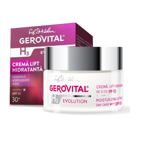 Gerovital Crema lift hidratanta cu SPF 10 H3 Evolution, 50 ml