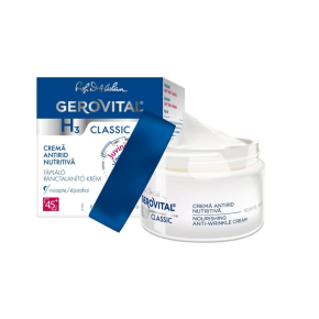 Gerovital Crema H3 Classic antirid nutritiva de noapte, 50 ml