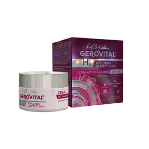 Gerovital Crema ultra activa si luminozitate H3 Evolution Perfect Look, 50 ml