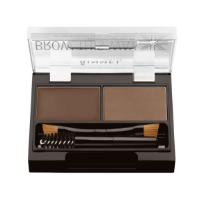 Kit pentru sprancene Rimmel London Brow This Way 002 Medium Brown
