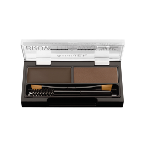 Kit pentru sprancene Rimmel London Brow This Way 003 Dark Brown