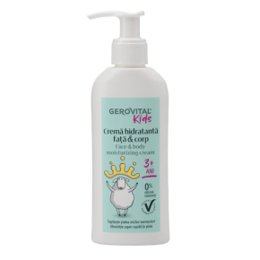 Gerovital Kids Crema hidratanta pentru fata si corp, 150 ml
