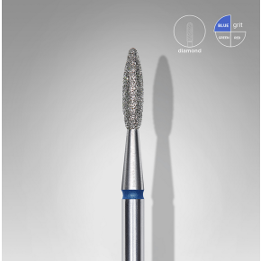 STALEKS Capat de freza diamantat flacara, albastru, FA10B021/8