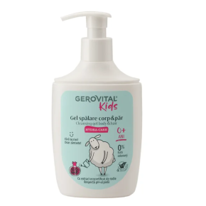 Gerovital Kids Gel spalare corp si par Hydra Care, 300 ml