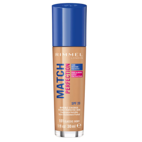 Rimmel London Fond de ten Match Perfection 101 Classic Ivory
