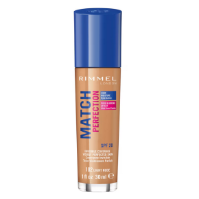 Rimmel London Fond de ten Match Perfection 102 Light Nude