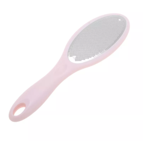 Pilă pentru călcâie din inox – profesională, roz