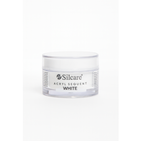 Silcare Acryl Sequent White – Pudră acrilică profesională 30g