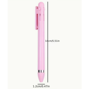 Instrument profesional pentru puncte și nail art – dotting tool reglabil, cu capete duble Roz