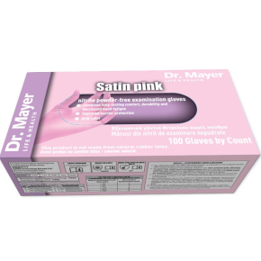 Manusi examinare nitril Satin Pink marimea XS Dr.Mayer