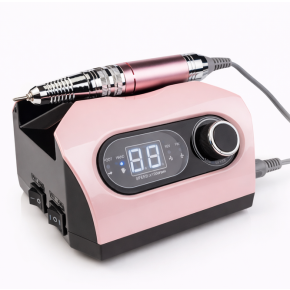 Resigilat Freză Electrică Profesională Roz, 65W și 45.000 RPM pentru Manichiură și Pedichiură