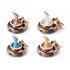 NAILSUP Set 4 Golden Glow Gel Autonivelant 50g