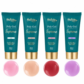NAILSUP Set 4 PolyGel Supreme 30g