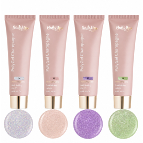 NAILSUP Set 4 PolyGel Champagne 60g
