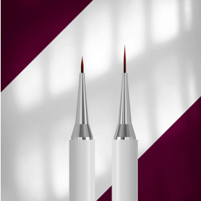 STALEKS EXCLUSIVE NBX-01/11 Pensulă dublă – liner 7 mm / pensulă pentru gel 12 mm