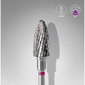 Staleks Capat Freza Bit Carbid Violet FT90V060/14