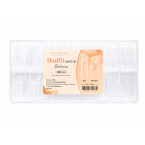 NAILSUP Dual Fit Sandwich Tips – Balerina