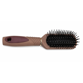 Perie pentru păr profesională – dreptunghiulară, cu peri nylon și mâner ergonomic