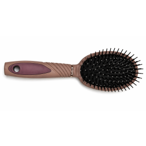 Perie pentru păr profesională – ovală, cu peri nylon și mâner ergonomic