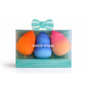 Set 3 Bureți Machiaj Beauty Blender Multicolor