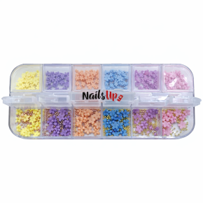 Decor Unghii NailsUp Floricele Colore cu Bilute