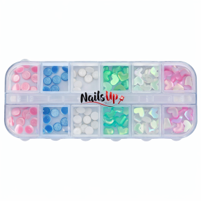 Decor Unghii NailsUp Mix Set Nail Art Aurora Cristal 03