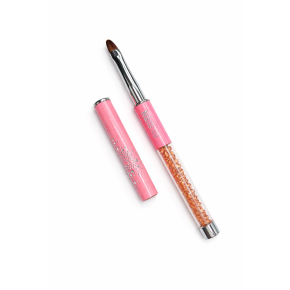Pensula unghii gel limba pisica NailsUp Pink  nr 4