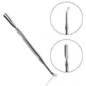 Instrument Profesional NAILSUP Top Line MC706 cu Două Capete din Inox, 14 cm pentru Manichiură și Pedichiură