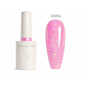 Oja Semipermanentă Venalisa 5049A Glitter Pink