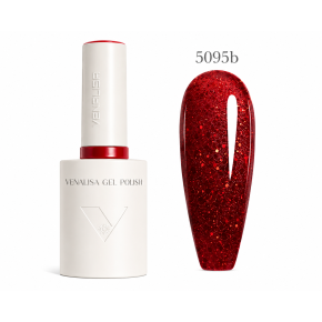 Oja Semipermanentă Venalisa 5095B Roșu Glitter