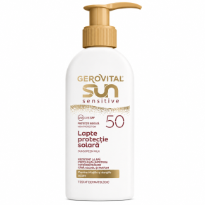 GEROVITAL SUN-SENSITIVE-LAPTE PROTECTIE SOLARA SPF50 200ml