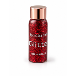 Sclipici pentru par si corp, Cosmetic Body Glitter Fuchsia 30ml