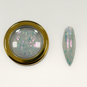 Fulgi Decor Nailsup Efect Holografic Verde/Roz