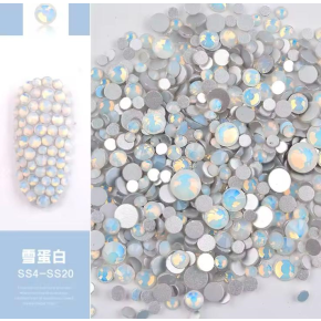 Disc cristale manichiura Opal White 01