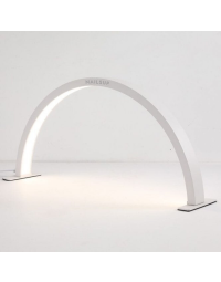 Lampă LED Half Moon pentru Manichiură si Cosmetica NAILSUP, Iluminare 180°, Lumină Soft, Profesională, Albă