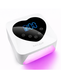 Lampă UV/LED Unghii NAILSUP 72W – Profesională, Wireless, Reîncărcabilă, Dual Light, Display LED, Bază Detașabilă