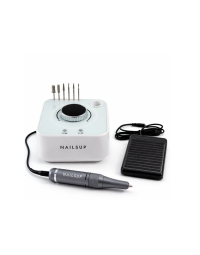 Freză Unghii Profesională NAILSUP 40000 RPM 48W Alb – Ultra Puternică pentru Tehnicieni & Salon