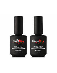 NAILSUP Set Profesional 2 în 1 – Aderență și Sigilare Perfectă